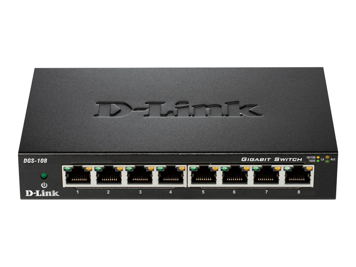 DGS 108 - Switch - 8 Port - Desktop