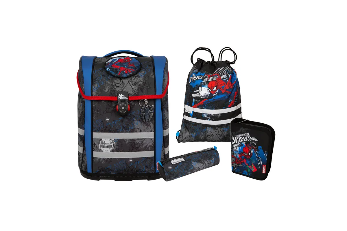 Schulranzen-Set PERFECTO 5tlg. MARVEL-SPIDER MAN
