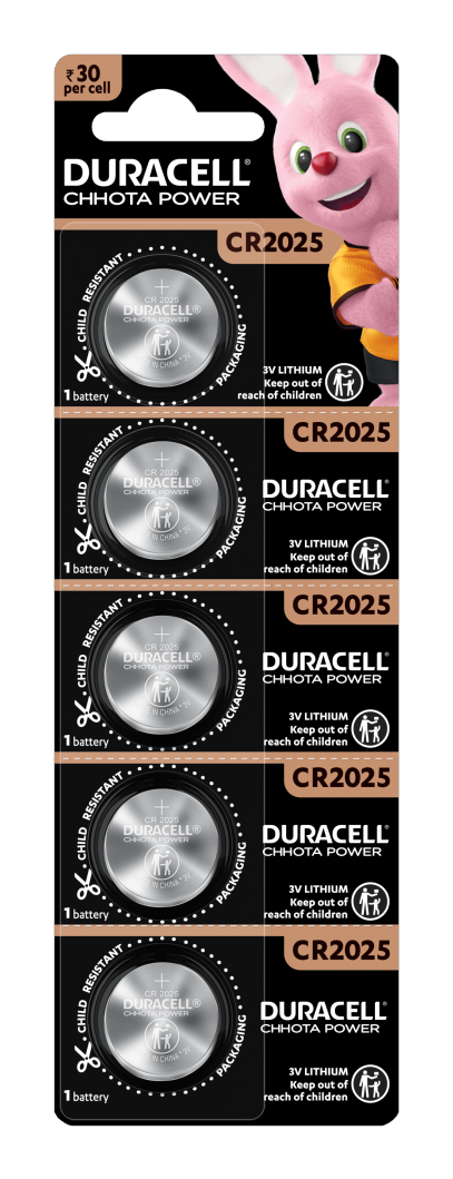Batterie Knopfzelle CR2025 3.0V Lithium 5St.