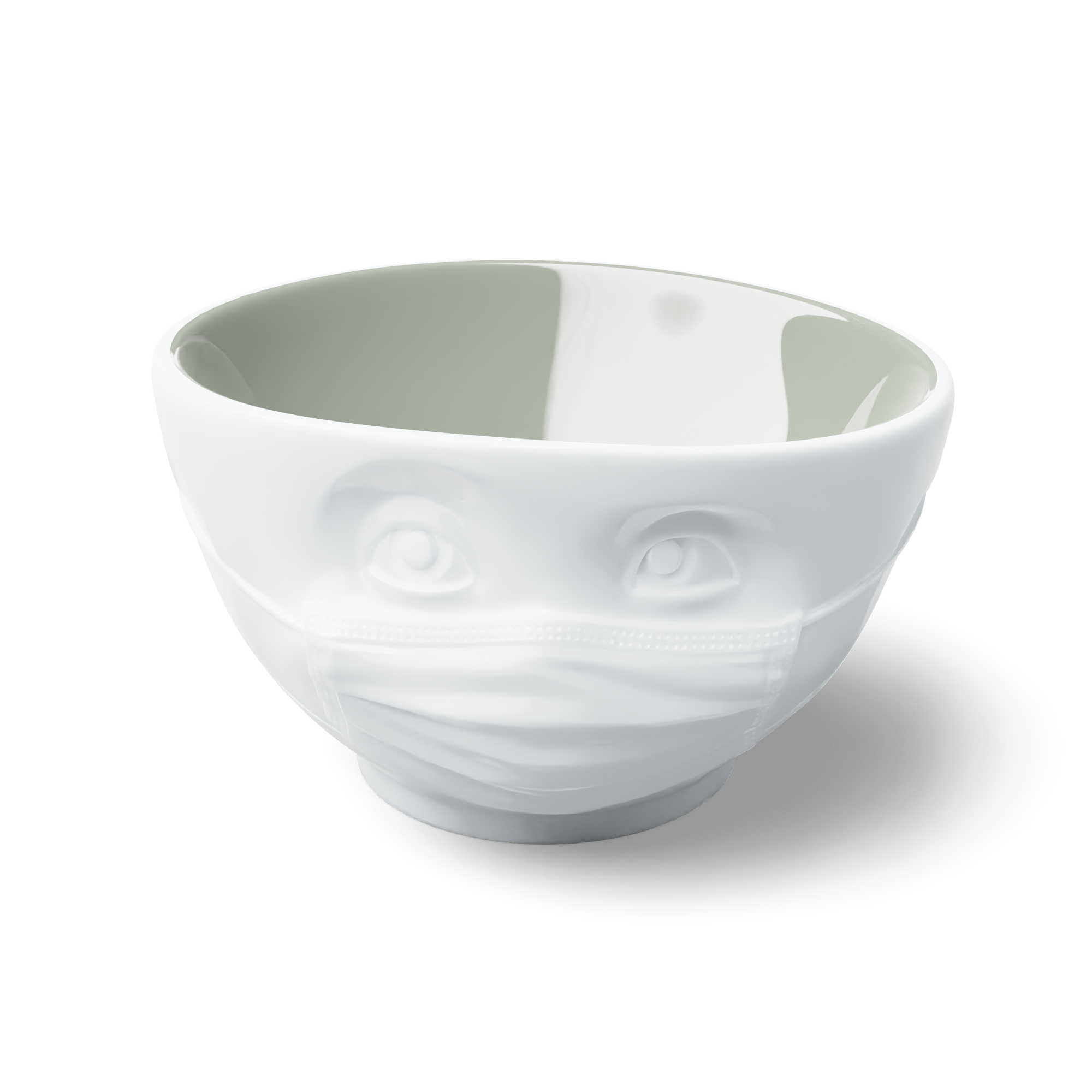T025133 | Schale ZUVERSICHTLICH 500 ml | innen Stein | Hartporzellan | 16,6 cm