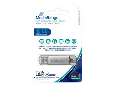 combo - USB-Flash-Laufwerk - 16 GB