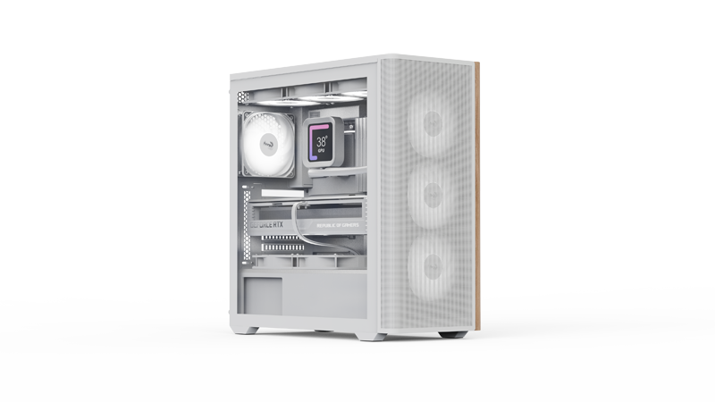 D501A V2 - Weiß - Glasfenster