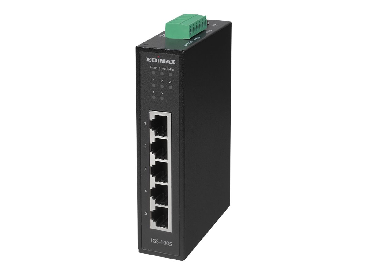 IGS-1005 - Switch - 5 x 10/100/1000 - an DIN-Schiene montierbar