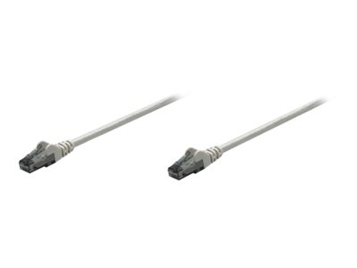 Network Patch Cable, Cat6, 2m, Grey, CCA, U/UTP, PVC, RJ45, Gold Plated Contacts, Snagless, Booted, Polybag - Patch-Kabel - RJ-45 (M)