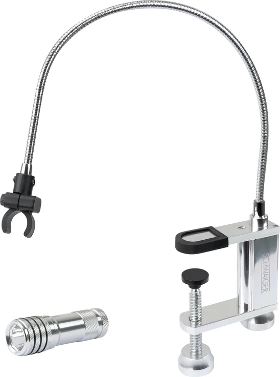 Grillleuchte 1 Strahler LED 0,5W Silber