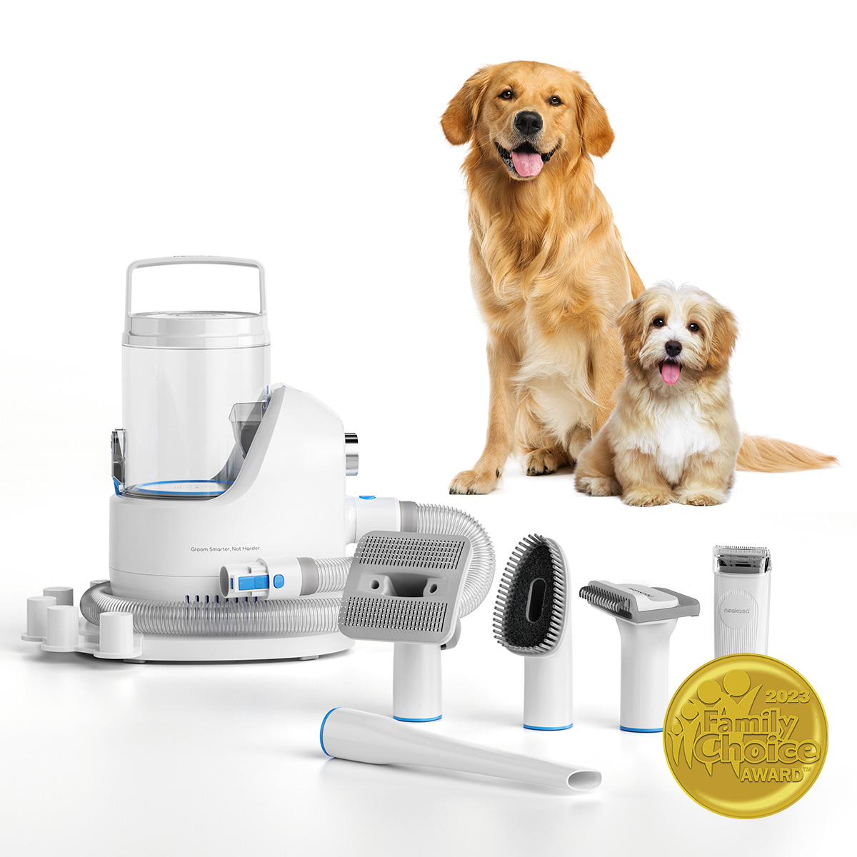 P2 Pro Haustierpflege-Set 5-in-1 mit Staubsauger