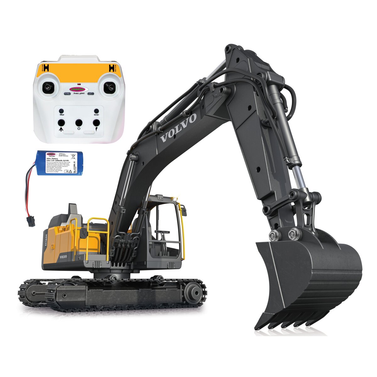 Bagger Volvo EC160E Metal 1:16 | 2,4GHz Destruction-Set