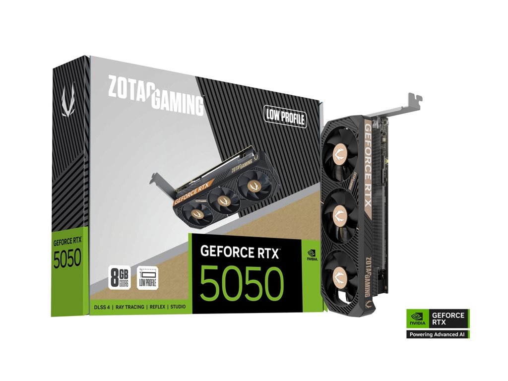 RTX 5050 LP                        8GB GDDR6 HDMI 3xDP