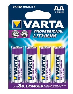 Professional Lithium - Batterie 4 x AA-Typ