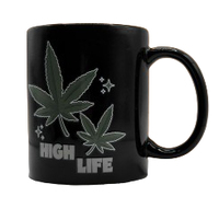 - Tasse "High Life Weed" - mit Farbwechsel