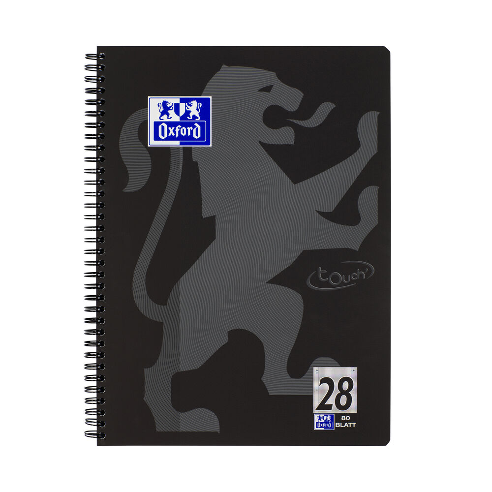 Collegeblock A4+ Lineatur 28 schwarz