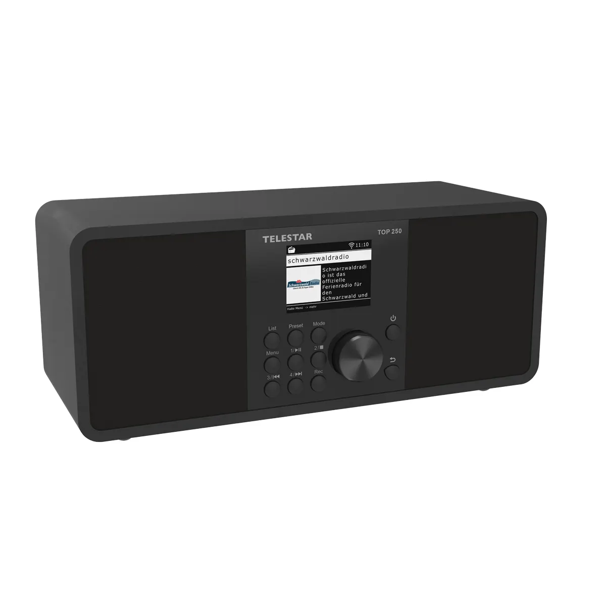 TOP 250 Schwarz – Multifunktionsradio mit DAB+, Internetradio & Bluetooth