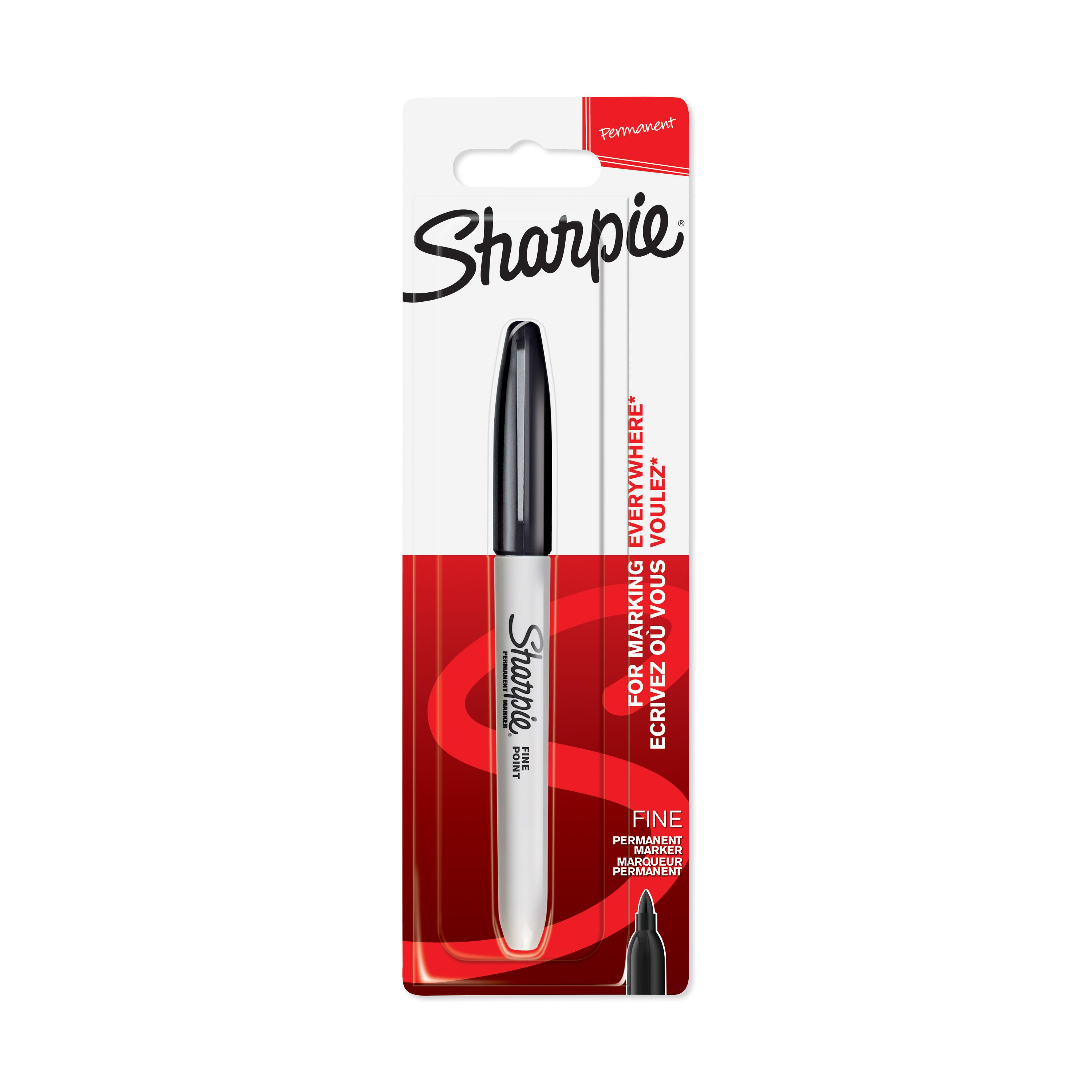 Permanentmarker Fein Rundspitze F 0,9mm schwarz 1er Blister