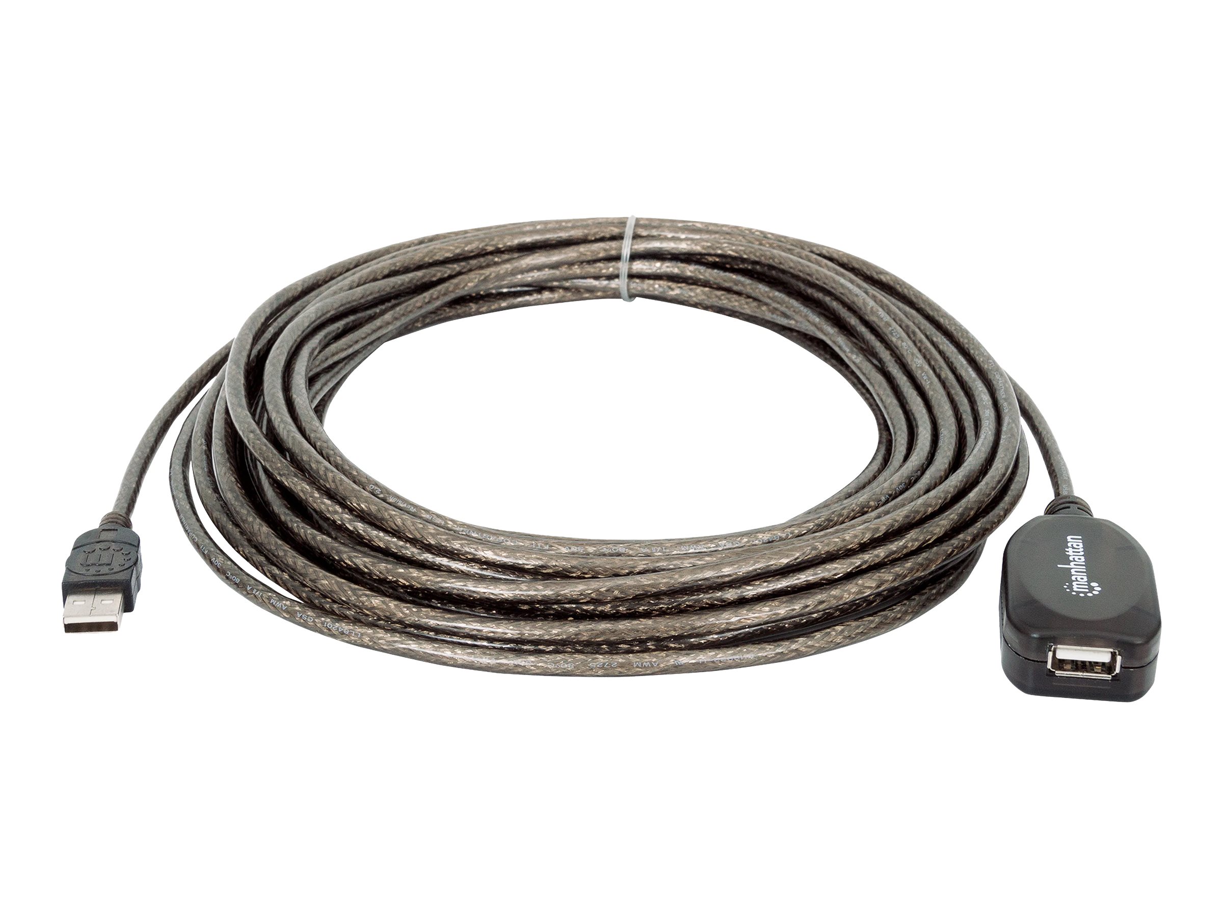 USB-A to USB-A Extension Cable, 10m, Male to Female, Active, 480 Mbps (USB 2.0)