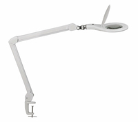 LED Lupenleuchte Makro mit Klemmfuß weiß
