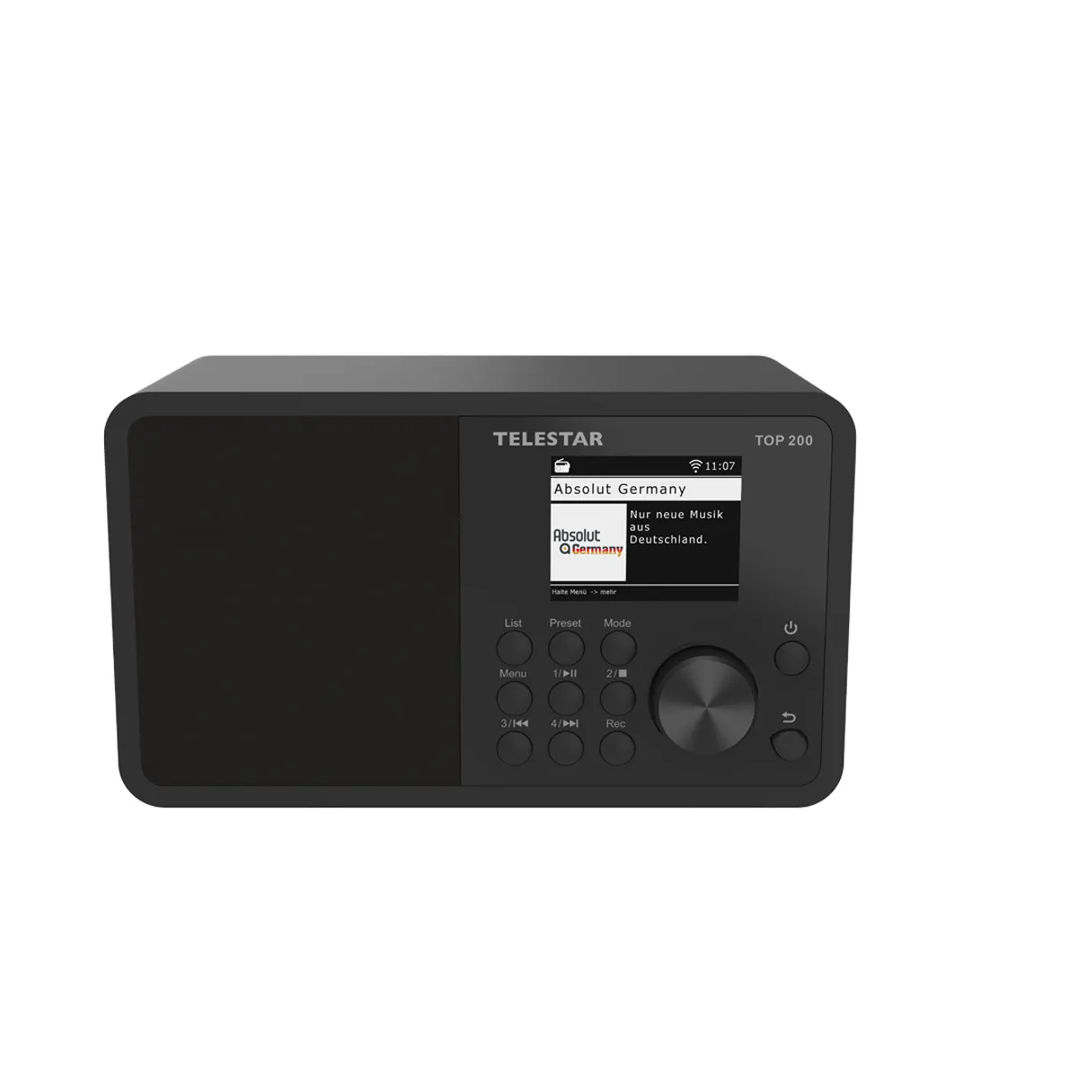 TELESTAR TOP 200 Schwarz – Kompaktes Multifunktionsradio (DAB+, Internetradio, Bluetooth 5.3