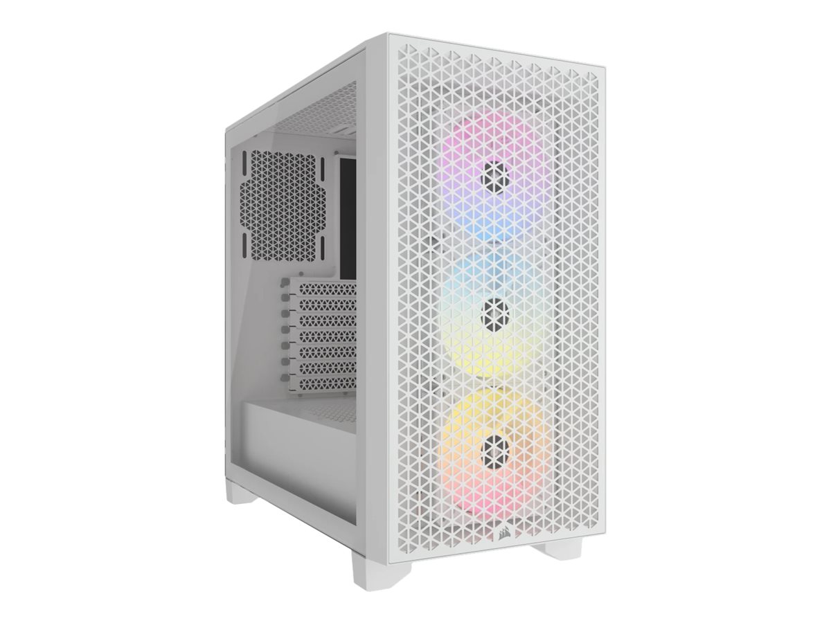 3000D RGB Airflow - Weiß - Glasfenster