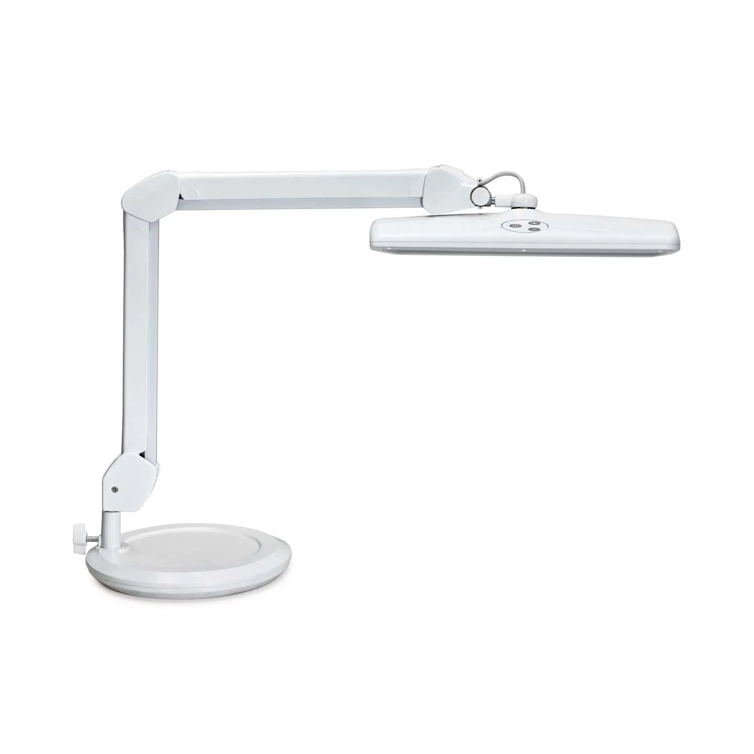 LED Arbeitsplatzleuchte Intro dimmbar mit Standfuß – Weiß