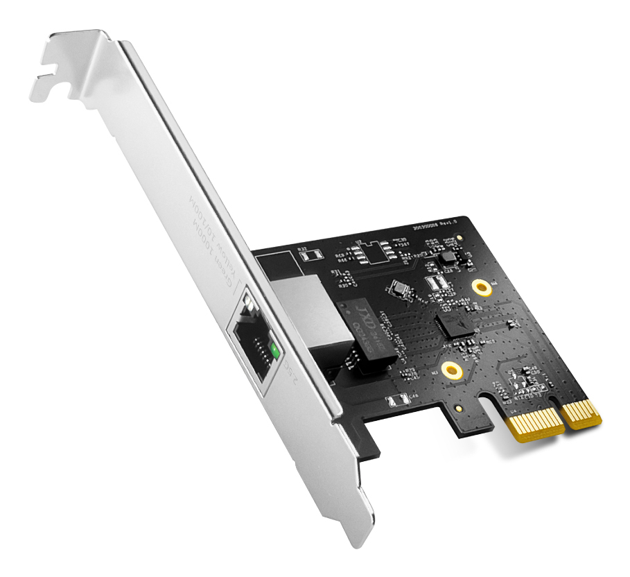 PE25 | 2.5 Gigabit PCIe Netzwerkadapter | RJ45 | PCI Express x1 | Low Profile