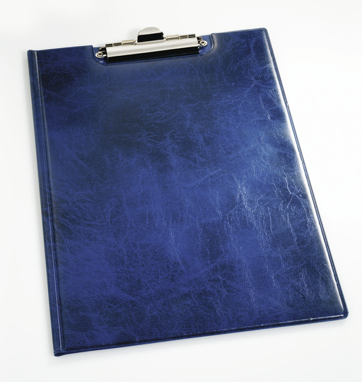 Blockmappe – A4 – blau – Federklemme