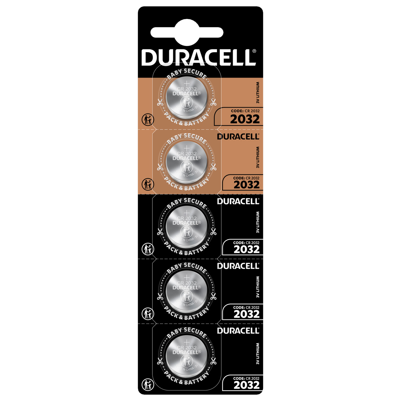 Batterie Knopfzelle CR2032 3.0V Lithium 5St.