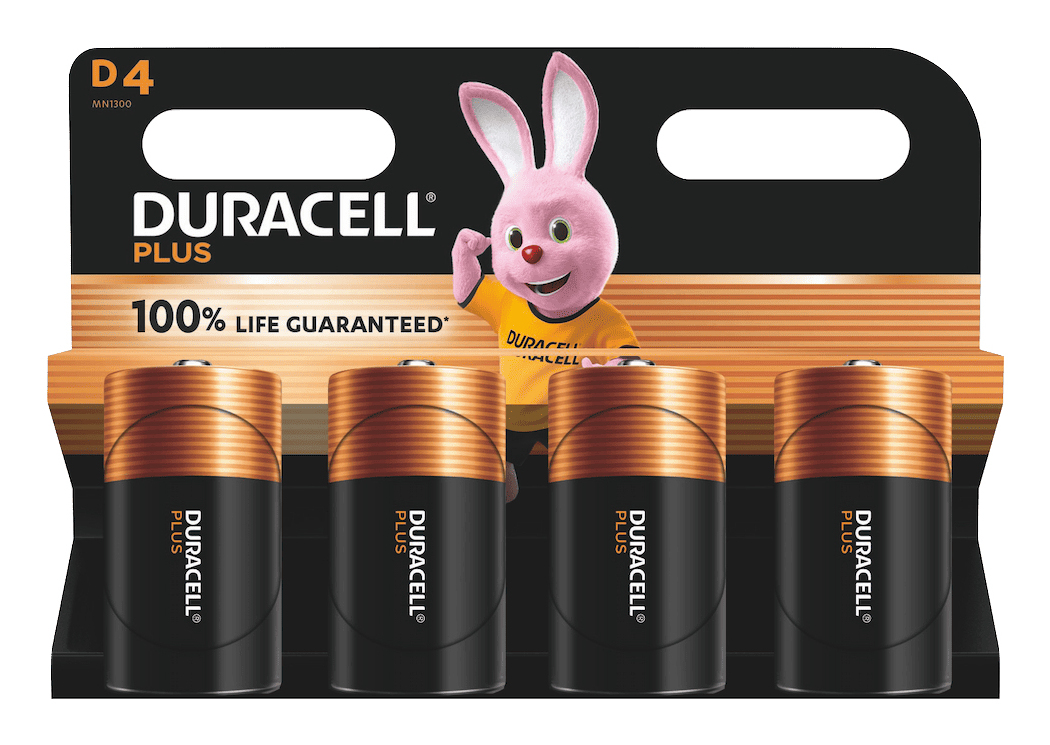 Batterie Plus NEW -D (MN1300/LR20) Mono 4St.