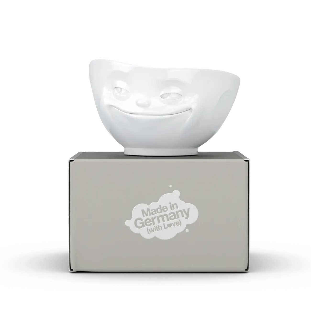 FIFTYEIGHT Schale 500ml - Grinsend weiß