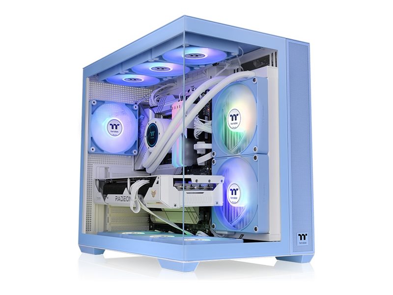 Geh Thermaltake View 380 TG Midi Tower  "ARGB Hyndran. Blue" retail