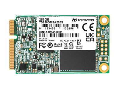 SSD  64GB Transcend MSA220S mSATA 3D NAND, SATA3