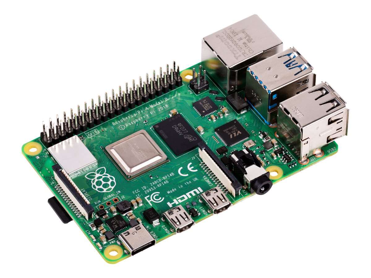 Pi 4 Model B - Einplatinenrechner - Broadcom BCM2711 / 1.5 GHz