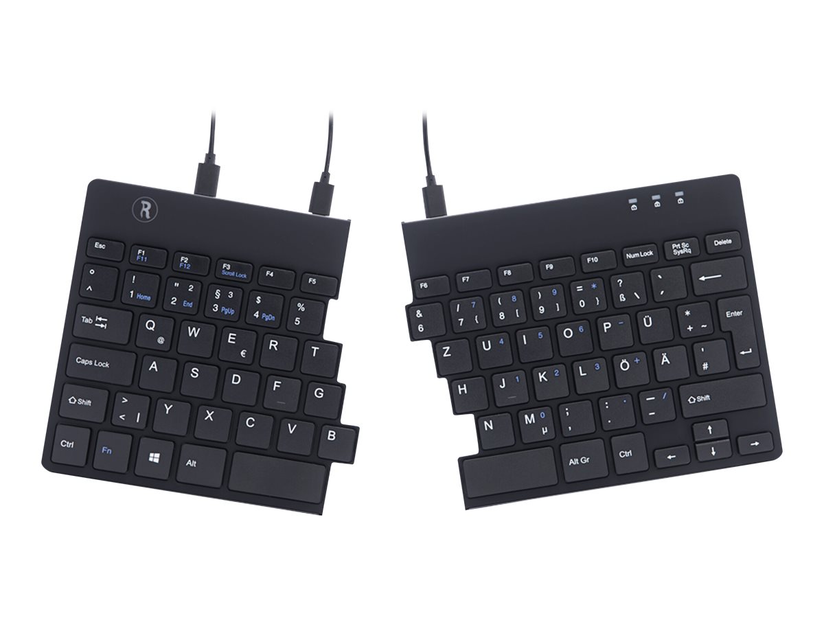 Tastatur | Split Break ergonomisch DE-Layout schwarz