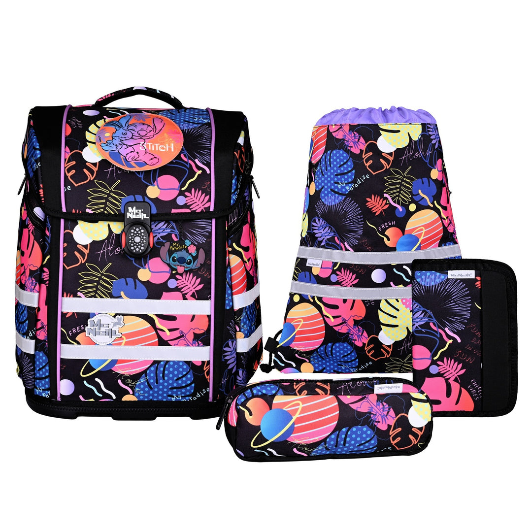 Schulranzen-Set PERFECTO 5tlg. DISNEY-STITCH III