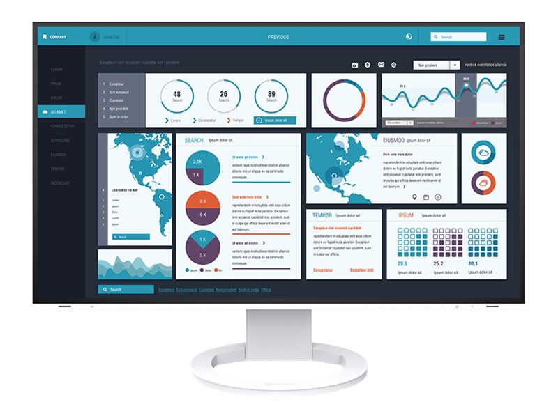 FlexScan EV2795-WT - Mit FlexStand - LED-Monitor - 68.5 cm (27")