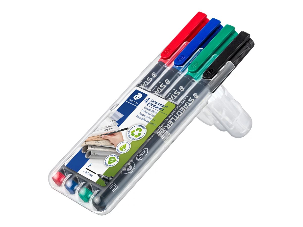 Folienstift Lumocolor F perm 4St