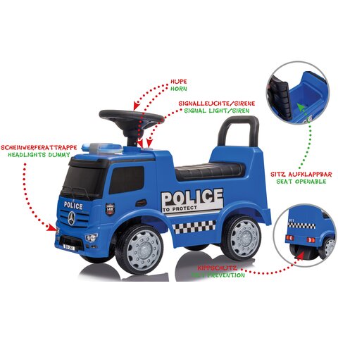 Jamara Rutscher Mercedes Antos Polizei   blau             1+