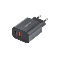 Power Adapter 1x USB-A/1x USB-C 30W Black