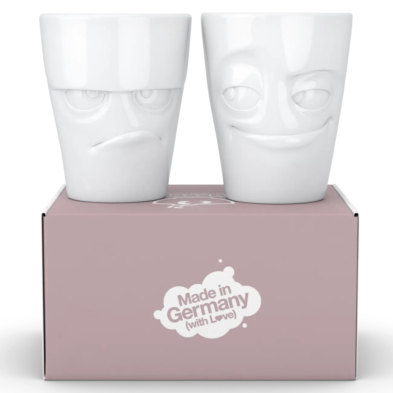 FIFTYEIGHT 350ml Becher - Grummelig & Verschmitzt weiß