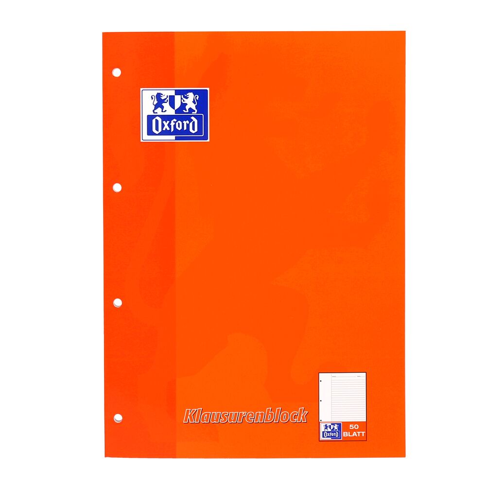 Klausurenblock Schule A4 liniert 5er Pack