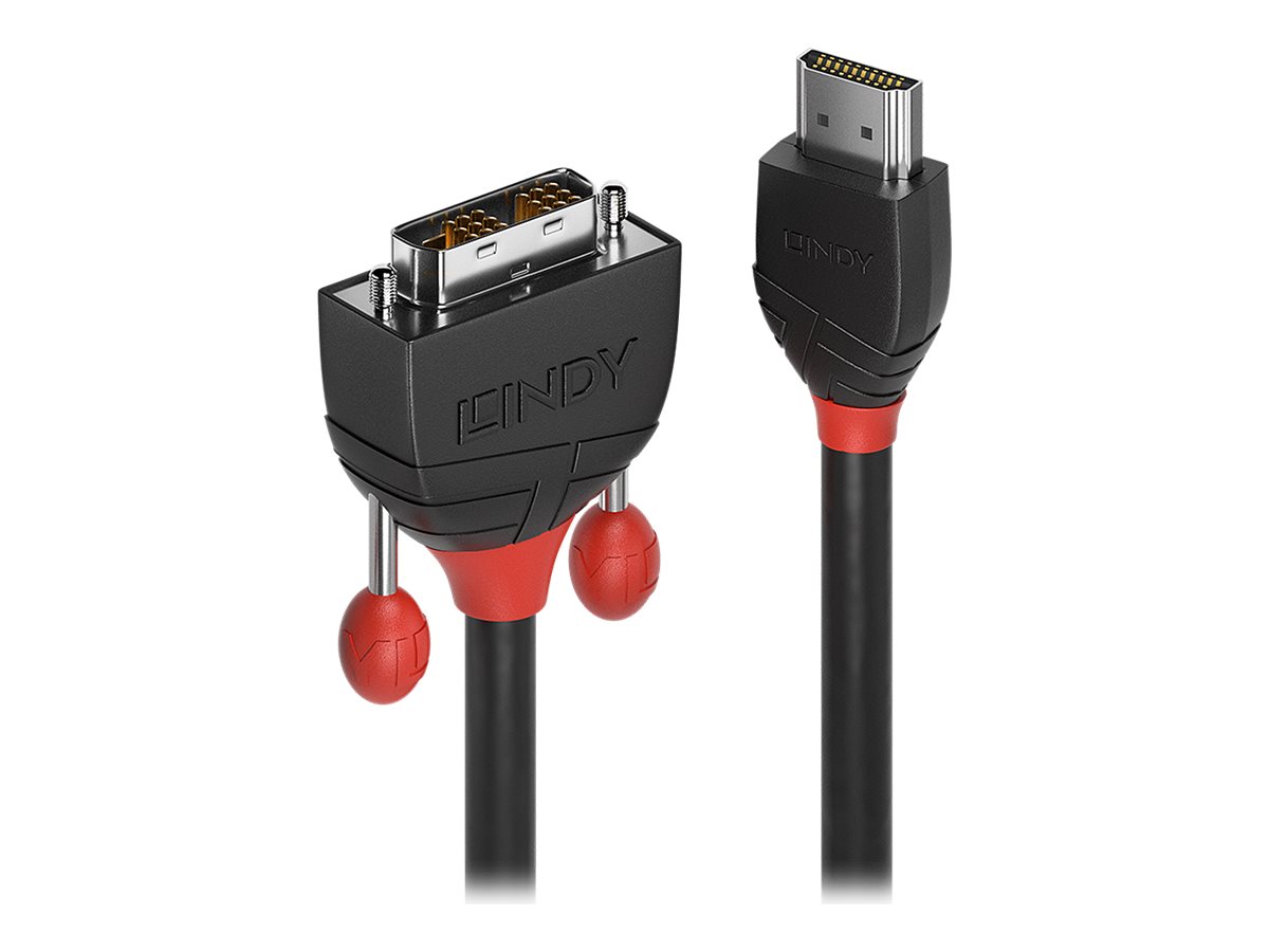 10m HDMI an DVI Kabel, Black Line