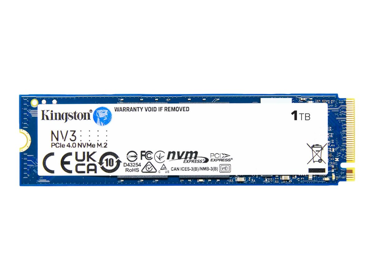 SSD    1TB Kingston M.2  PCI-E   NVMe Gen4 NV3 retail