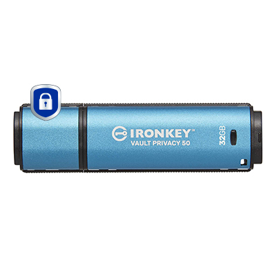USB-Stick  32GB Kingston IronKey Vault Privacy 50 retail