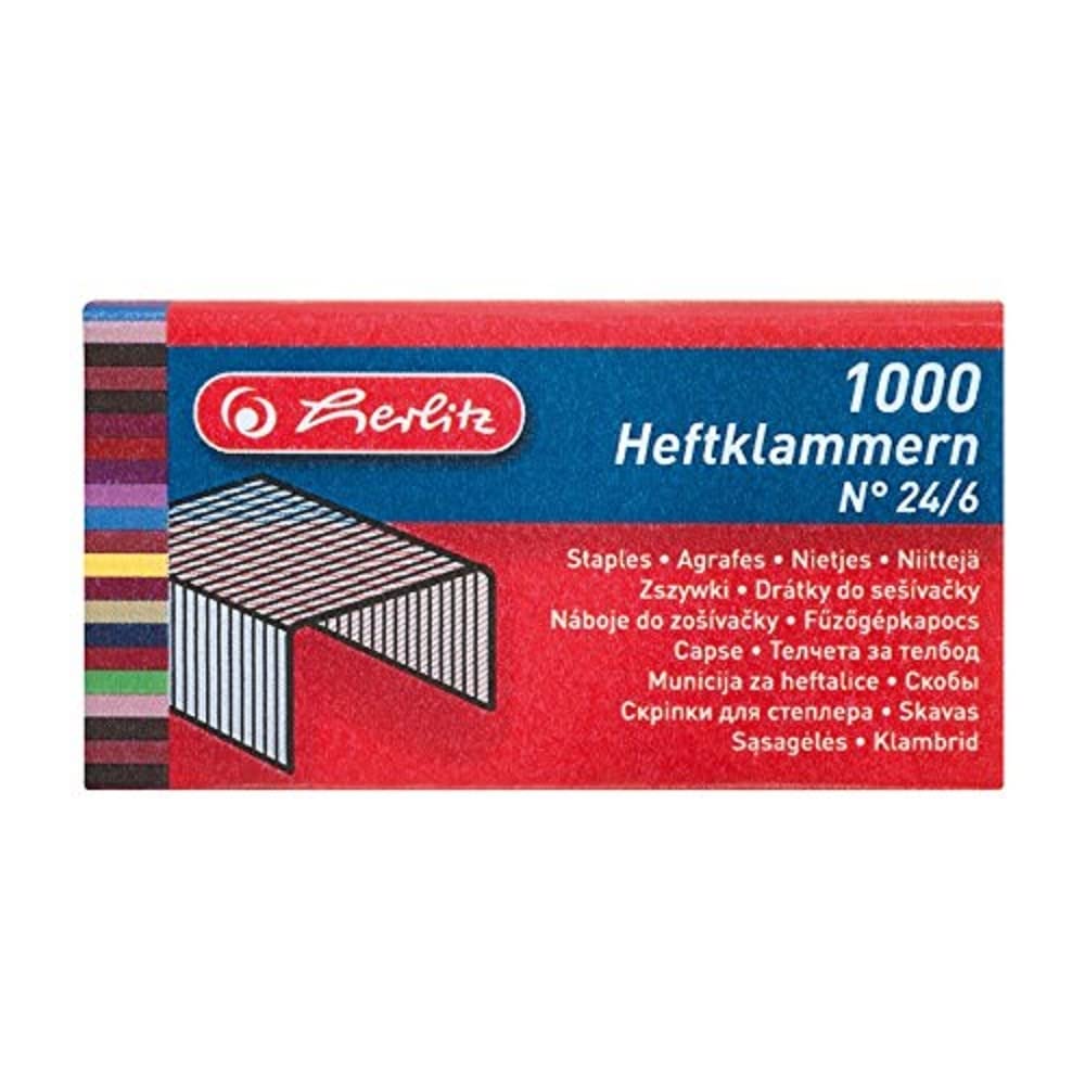 Heftklammern No. 24/6 – verzinkt – 1000 Stück