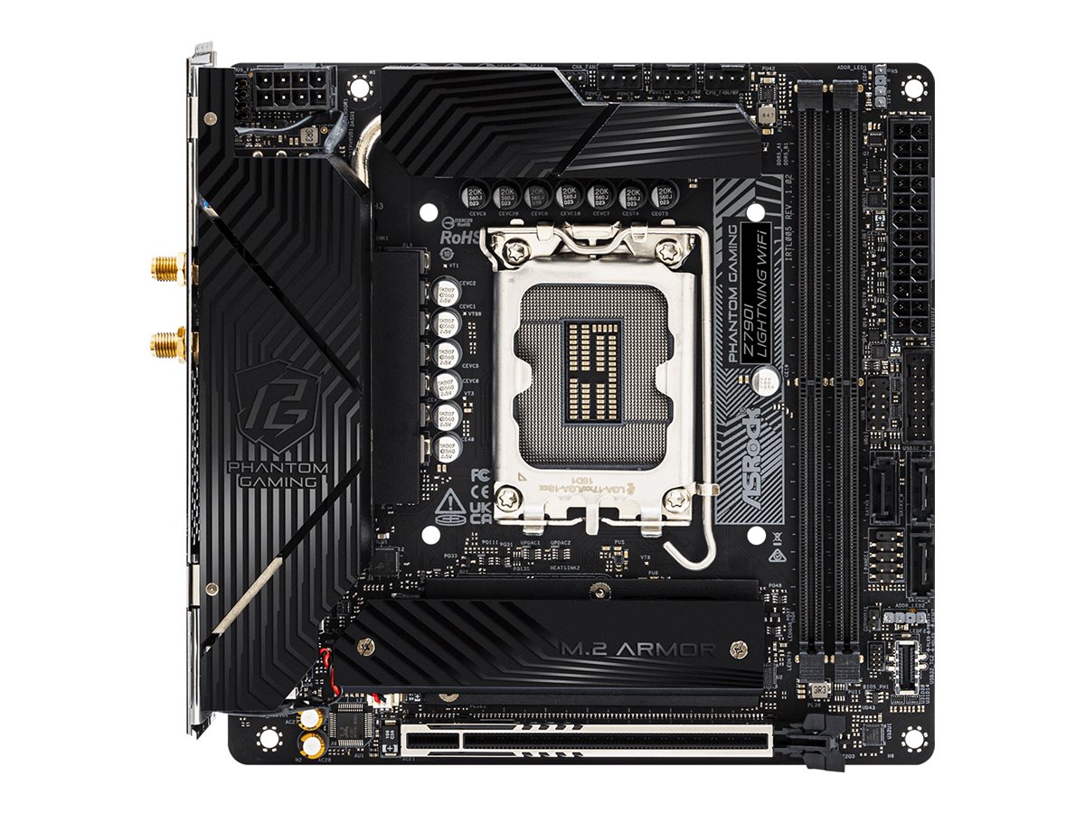 Phantom Gaming Z790I Lightning WiFi (DDR5) - Intel Z790 - So. 1700 - ITX