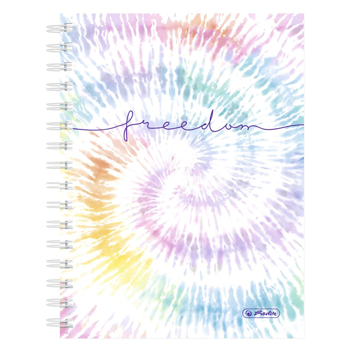 Schulheft Spiralbuch New Batik Freedom A5 100 Blätter - A5