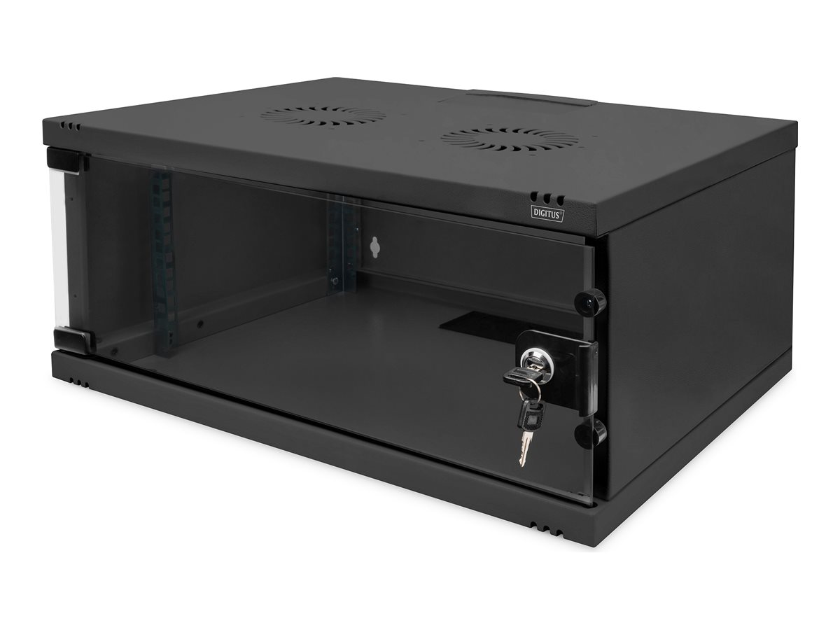 Wandgehäuse SOHO      4HE 241x540x400mm schwarz unm.