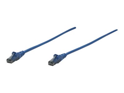 Network Patch Cable, Cat6, 0.5m, Blue, CCA, U/UTP, PVC, RJ45, Gold Plated Contacts, Snagless, Booted, Polybag - Patch-Kabel - RJ-45 (M)