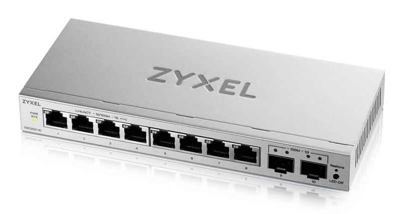 GS1200-10V3 8-Port Gigabit, 2xSFP web/smart managed
