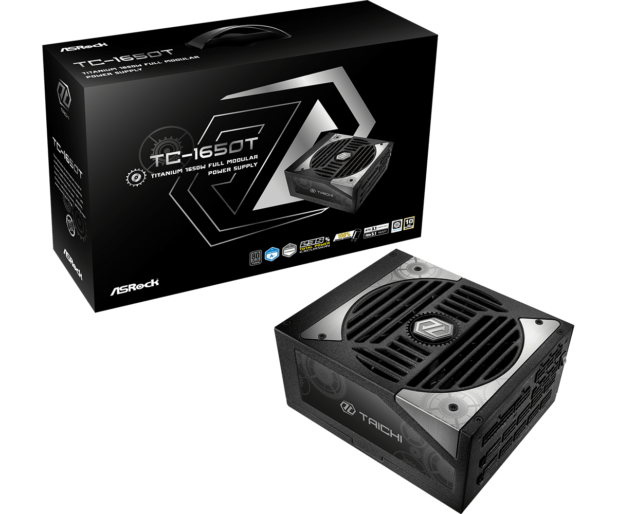 Taichi Series TC-1650T   1650W ATX 80+ Titanium black