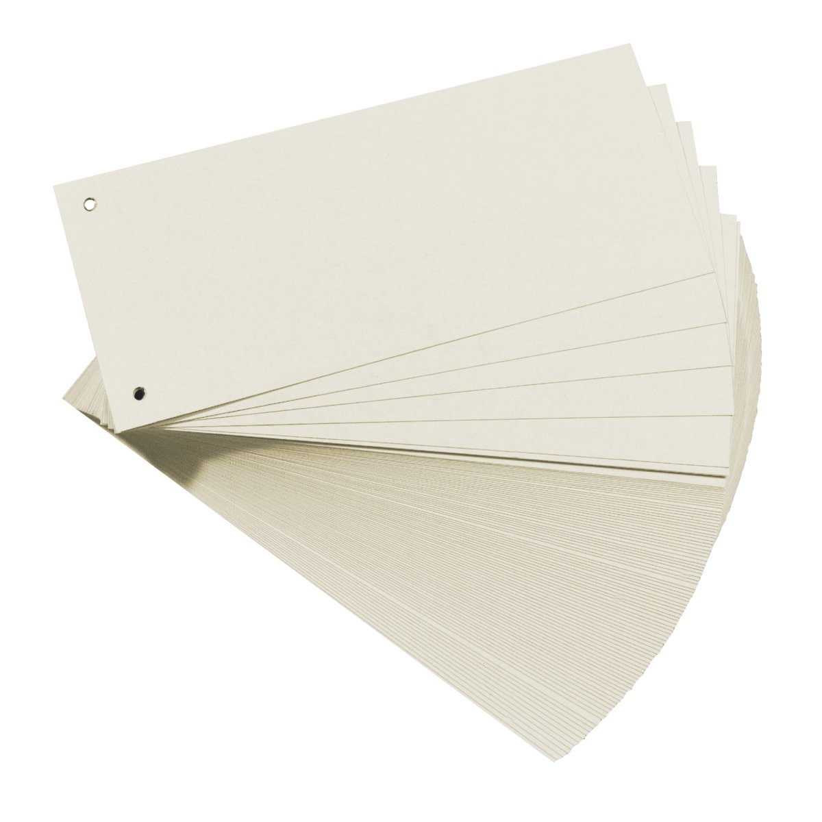 Trennstreifen – 10,5 × 24 cm – weiß – 100 Stück
