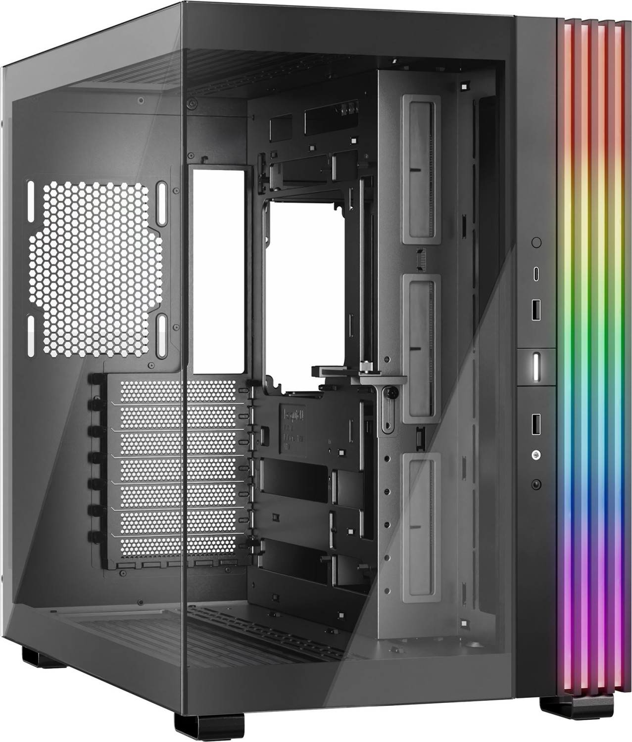 Be Quiet! Light Base 600 DX - Schwarz - Glasfenster
